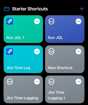 Log your time automatically using Jira and the Shortcuts app (Apple iOS)